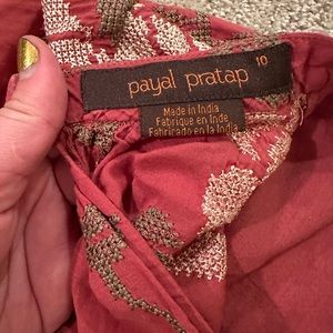 Anthropologie top, Prayal Pratap, size 10.